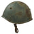 Original WWII Italian M33 Helmet with Unidentified Stencil Possibly Navy-Related - Full 57cm Liner & Chinstrap Original Items