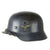 Original German WWII Luftwaffe M35 Double Decal Steel Helmet with 1938 Dated 56cm Liner and Chinstrap - stamped NS64 Original Items