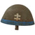 Original Czech Pre-WWII Vz32 M32 Egg-Shell Steel Helmet with Liner & Chinstrap - Fake Eastern Front Markings Original Items