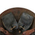 Original Czech Pre-WWII Vz32 M32 Egg-Shell Steel Helmet with Liner & Chinstrap - Fake Eastern Front Markings Original Items