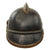 Original Imperial German Pre-WWI Fire Brigade Leather Pickelhaube Helmet with Liner and Chinstrap Original Items