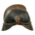 Original Imperial German Pre-WWI Fire Brigade Leather Pickelhaube Helmet with Liner and Chinstrap Original Items