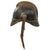 Original Imperial German Pre-WWI Fire Brigade Leather Pickelhaube Helmet with Liner and Chinstrap Original Items