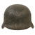 Original German WWII Heer Army M40 No Decal Steel Helmet with 19430 Dated 57cm Liner and Broken Chinstrap - Stamped 64 Original Items