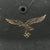 Original German WWII Luftwaffe Single Decal M40 Helmet with Size 56 Liner and Chinstrap - Stamped ET64 Original Items