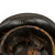 Original German WWII M34 Square Dip Ordnungspolizei Police Double Decal Steel Helmet with HMA Maker Decal, Relic Liner, and Broken Chinstrap