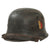 Original German Pre-WWII Early Commercial M34 Square Dip 1st Pattern Order Police Helmet with Double Decals - Orpo Original Items
