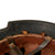 Original German WWII M34 Square Dip Luftwaffe Fire Brigade Crash Crew Helmet with Double Decals Original Items