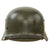 Original German WWII Heer Army M35 Double Decal Helmet with 1939 Dated 57cm Liner & Chinstrap - Stamped NS64 Original Items