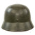 Original German WWII Heer Army M35 Double Decal Helmet with 1939 Dated 57cm Liner & Chinstrap - Stamped NS64 Original Items
