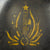 Original WWII Italian M33 Helmet Painted Black with MVSN Blackshirts Stencil Original Items