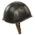 Original WWII Italian M33 Helmet Painted Black with MVSN Blackshirts Stencil Original Items