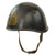 Original WWII Italian M33 Helmet Painted Black with MVSN Blackshirts Stencil Original Items