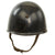 Original WWII Italian M33 Helmet Painted Black with MVSN Blackshirts Stencil Original Items