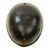 Original WWII Italian M33 Helmet Painted Black with MVSN Blackshirts Stencil Original Items