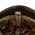 Original WWII Italian M33 Helmet Painted Black with MVSN Blackshirts Stencil Original Items