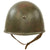 Original WWII Italian Regia Marina Navy M33 Helmet with Interesting Painted Naval Unit Insignia - Torn Liner & Chinstrap Original Items