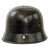 Original German WWII M34 Civic Square Dip Helmet with Replica BMW Werkschutz Factory Protection Brigade Decals Original Items