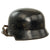 Original German WWII M34 Civic Square Dip Helmet with Replica BMW Werkschutz Factory Protection Brigade Decals Original Items
