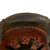Original German WWII M34 Civic Square Dip Helmet with Replica BMW Werkschutz Factory Protection Brigade Decals Original Items