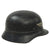 Original German WWII Luftschutz Civil Air Defense Beaded M40 Helmet with Worn 57cm Liner - Stamped Q64 Original Items
