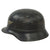 Original German WWII Luftschutz Civil Air Defense Beaded M40 Helmet with Worn 57cm Liner - Stamped Q64 Original Items