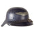 Original German WWII M38 Luftschutz Beaded Gladiator Air Defense Helmet with Single Piece Shell, 55cm Liner, and Chinstrap Original Items