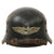 Original German WWII Early Commercial M34 Civic Square Dip Luftschutz Air Defense Steel Helmet Original Items