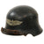Original German WWII Early Commercial M34 Civic Square Dip Luftschutz Air Defense Steel Helmet Original Items