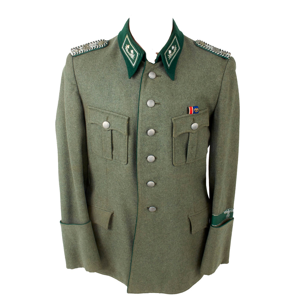 Original German WWII Customs Officer ZollSekretär Reich Finance Administration M36 Tunic with Two Award Medal Bar Original Items