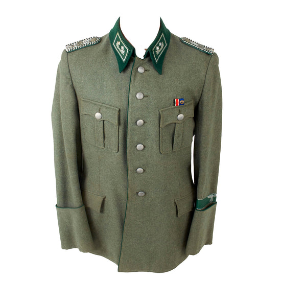 Original German WWII Customs Officer ZollSekretär Reich Finance Administration M36 Tunic with Two Award Medal Bar Original Items