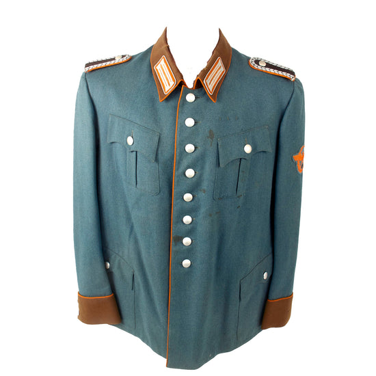 Original German WWII Gendarmerie Rural Police Wachtmeister NCO's M36 Field Tunic with Award Loops Original Items