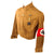 Original German WWII NSDAP "Brown Shirt" Uniform with Armband, Hindenburg Cross Ribbon, and Black Wound Badge - Size 50 Original Items