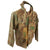 Original German WWII Field Workshop Produced Camouflage Smock Made From Splinter Pattern Zeltbahn Original Items