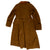 Original WWII German Brown Wool Mantel Greatcoat - As Used by NSDAP, SA, NSKK, and Others Original Items