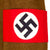 Original WWII German NSDAP and SA Brown Wool Mantel Greatcoat with Armband and RZM Tag - Sturmabteilung Original Items
