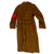 Original WWII German NSDAP and SA Brown Wool Mantel Greatcoat with Armband and RZM Tag - Sturmabteilung Original Items
