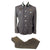 Original German WWII Named Heer Army Field Chaplain M36 Uniform Tunic with Breeches - Unique Collar with No Stiffener Original Items