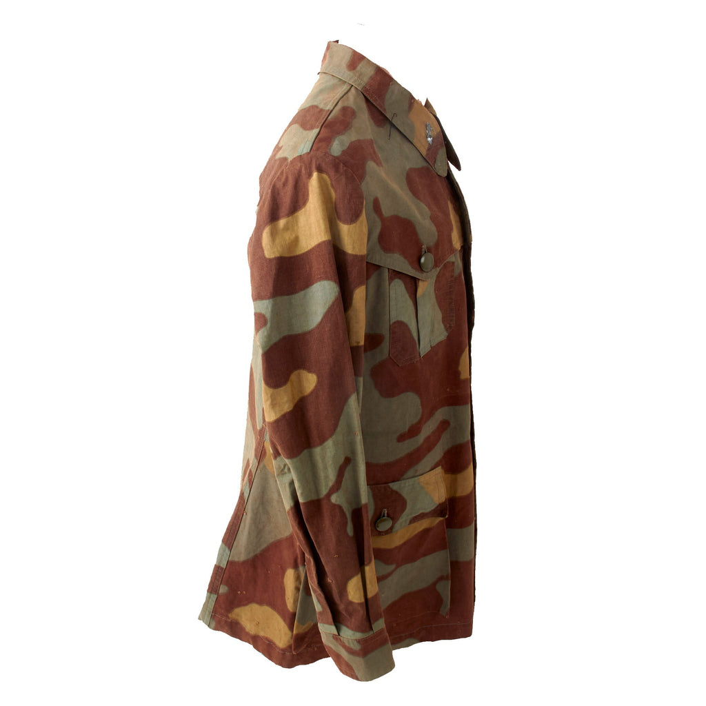 Original WWII Italian Army Enlisted Camouflage “Sahariana” Uniform wit ...