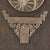 Original German WWII Heer Army Artillery Western Front 1939 Wartime Christmas Wall Plaque on Wooden Backing - 4 1/4" x 6 1/4" Original Items