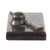 Original German WWII Army Heer M18 Stahlhelm Helmet on GEW 98 Rifle Desk Ornament on Marble Base Original Items