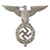 Original German WWII NSDAP National Socialist Party First Pattern Flag Pole Finial "Topper" - Plated Brass Original Items