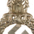 Original German WWII NSDAP National Socialist Party First Pattern Flag Pole Finial "Topper" - Plated Brass Original Items