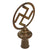 Original German WWII NSDAP National Socialist Party Brass Flag Pole Finial "Topper" Original Items