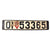 Original German WWII Civilian Matching Front and Rear License Plate Set from Wilhelmshaven - 01 v 53365 Original Items