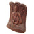 Original Italian WWII Wooden Carving of Italian General Holding Baby - Signed Cambareu Original Items