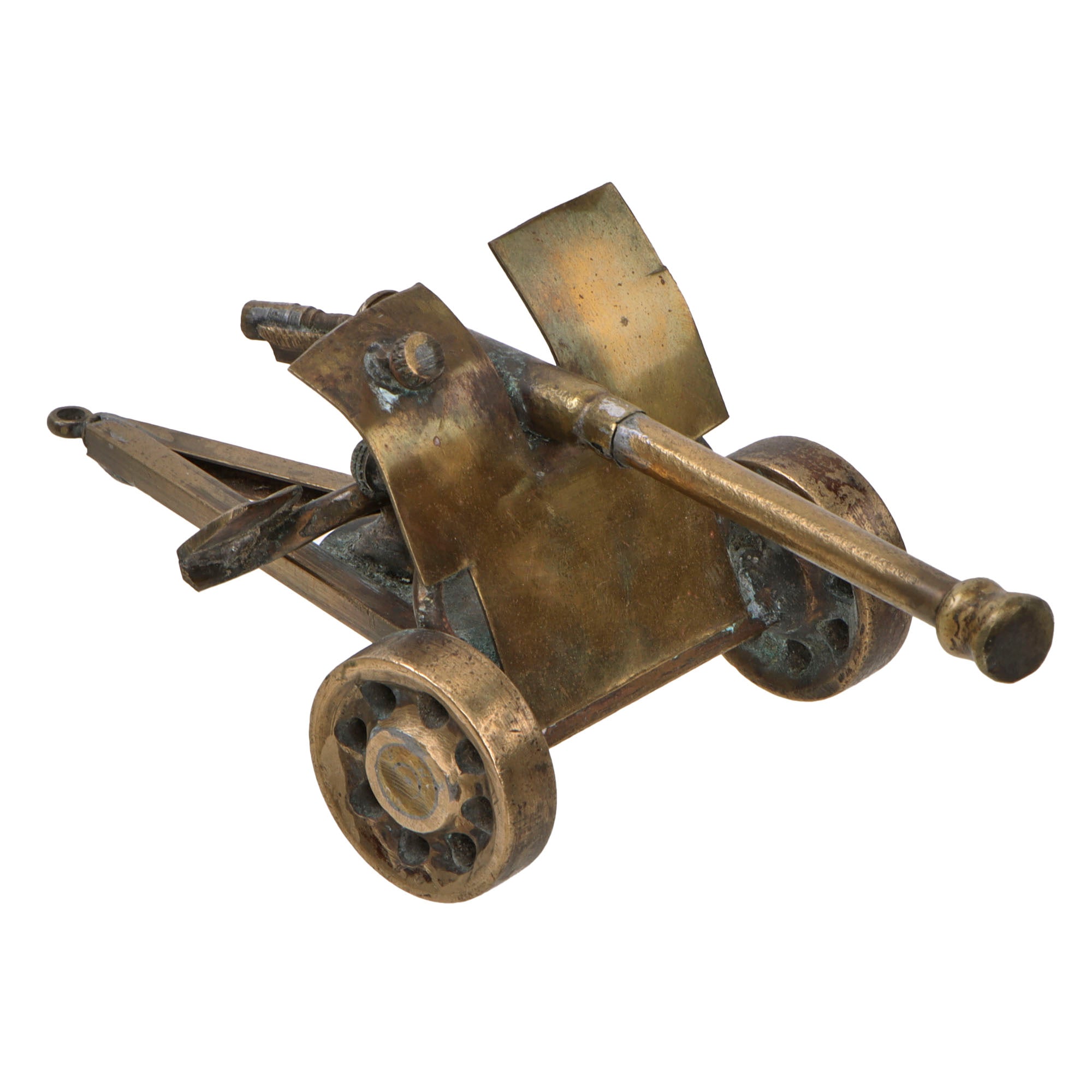 Original German WWII Trench Art PaK40 Anti-Tank Gun with Breech