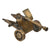 Original German WWII Trench Art PaK40 Anti-Tank Gun with Breech Made from British .303 Casing - Inert Original Items
