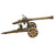 Original German WWII Trench Art PaK40 Anti-Tank Gun with Breech Made from British .303 Casing - Inert Original Items