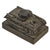 Original German WWII Panzer I Cast Zinc Desk Model on Wood Base Original Items